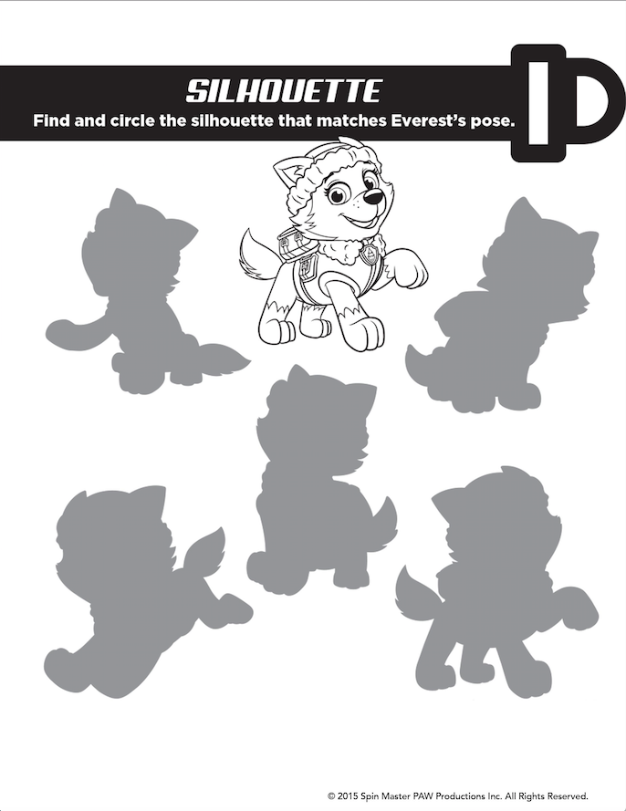 PAW Patrol: Puppy Power! Silhouette