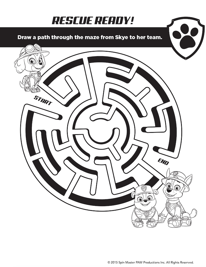 PAW Patrol: Puppy Power! Rescue Ready Maze