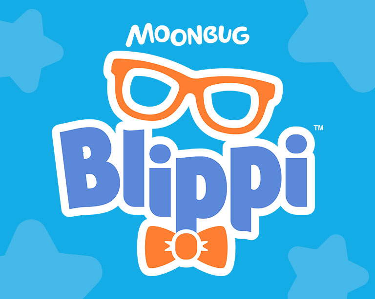 Blippi Moonbug books banner