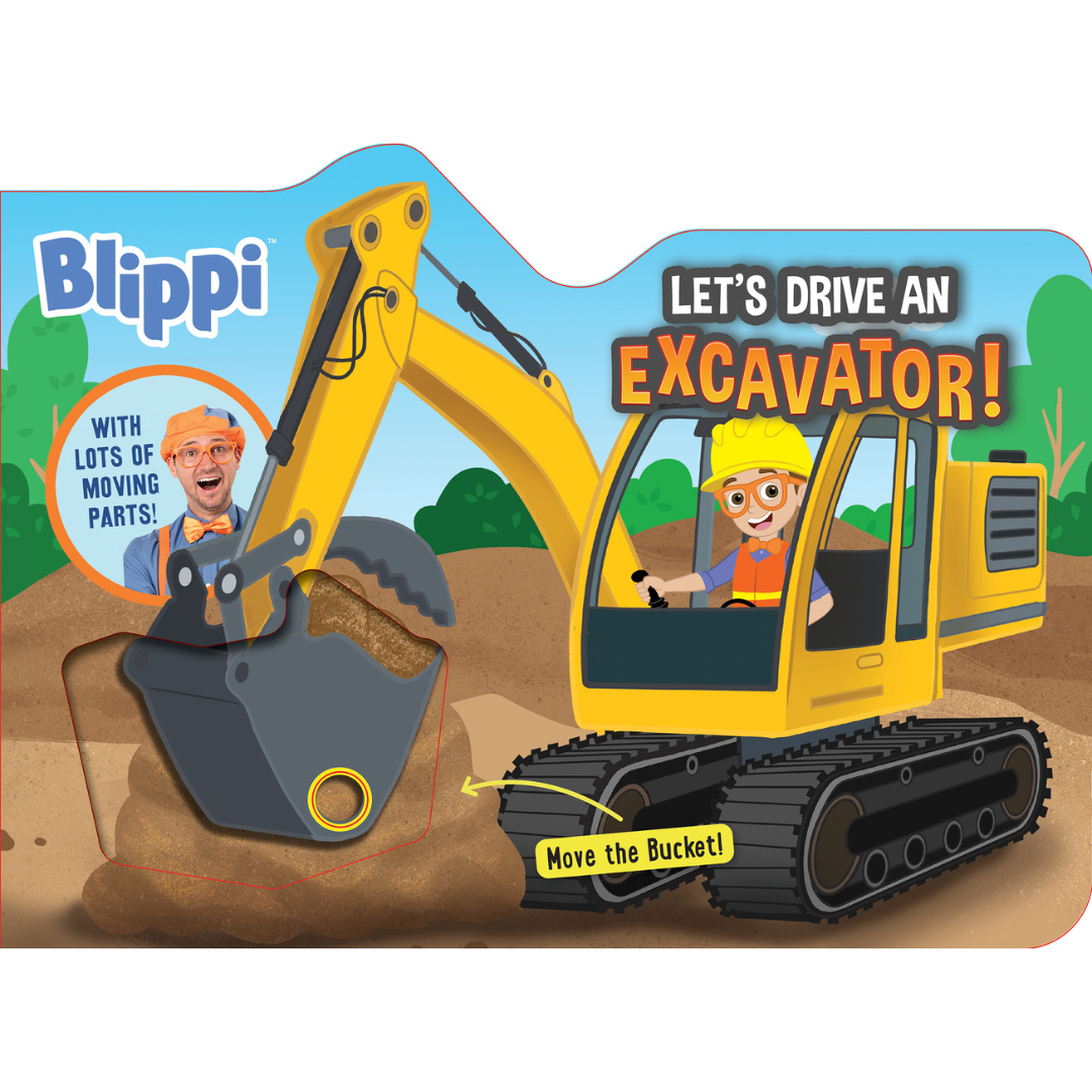 Blippi: Let's Drive an Excavator! book