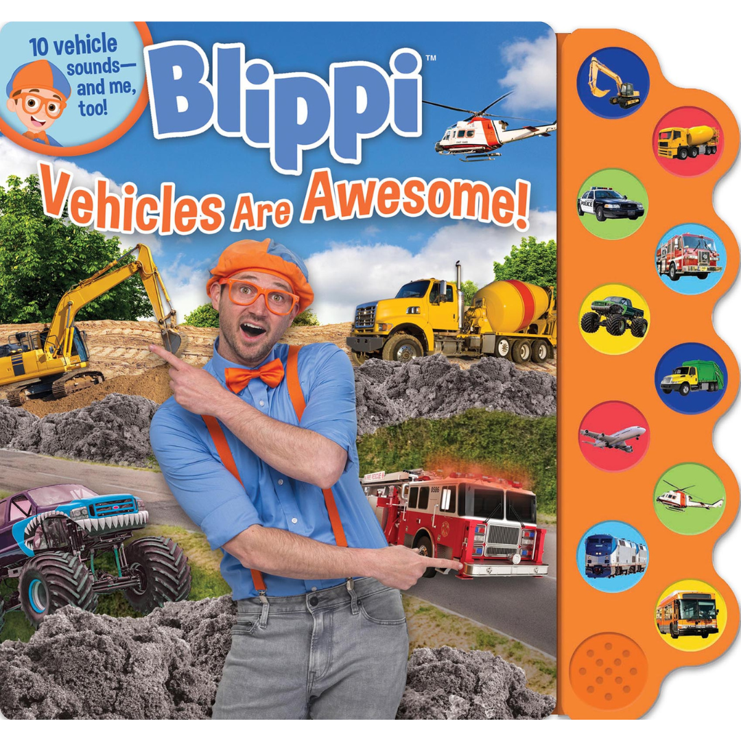 Blippi: Vehicles Are Awesome! Book