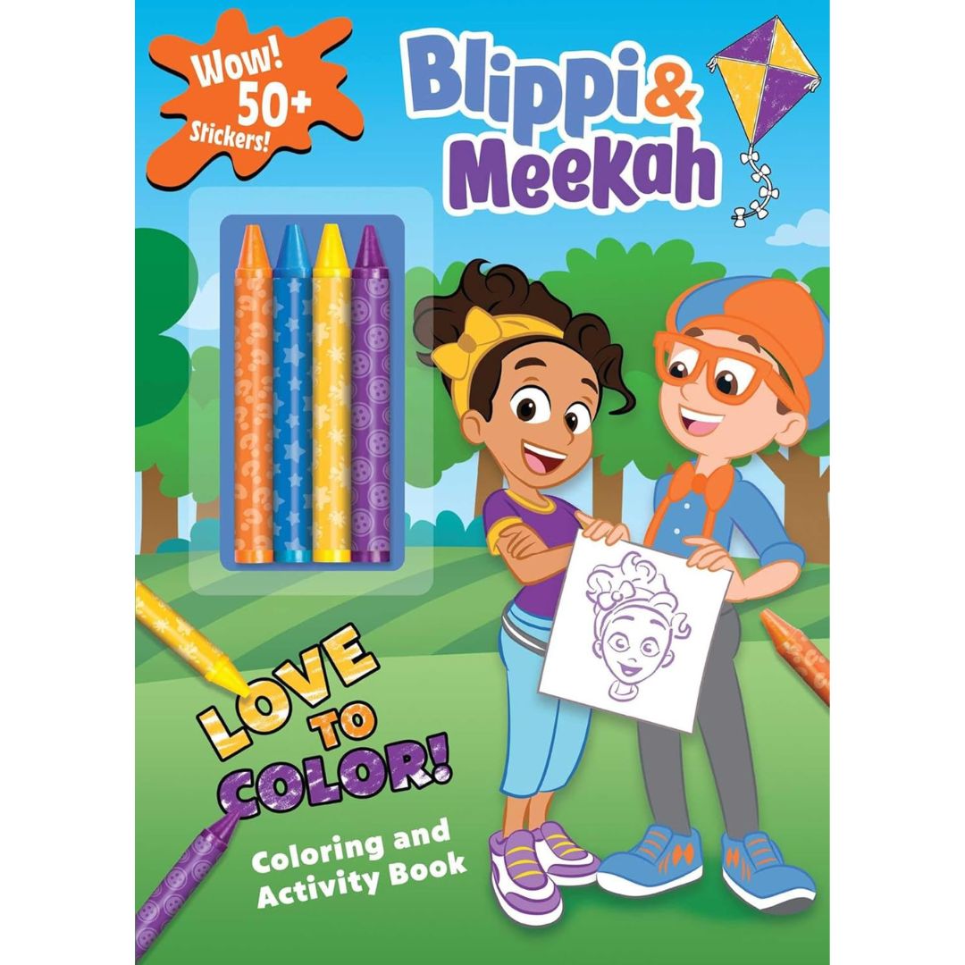 Blippi: Blippi and Meekah Love to Color! book