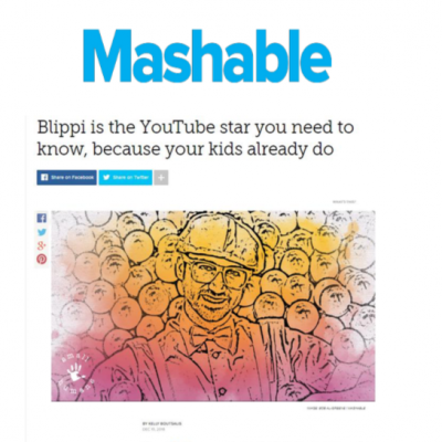 Press Blippi Mashable