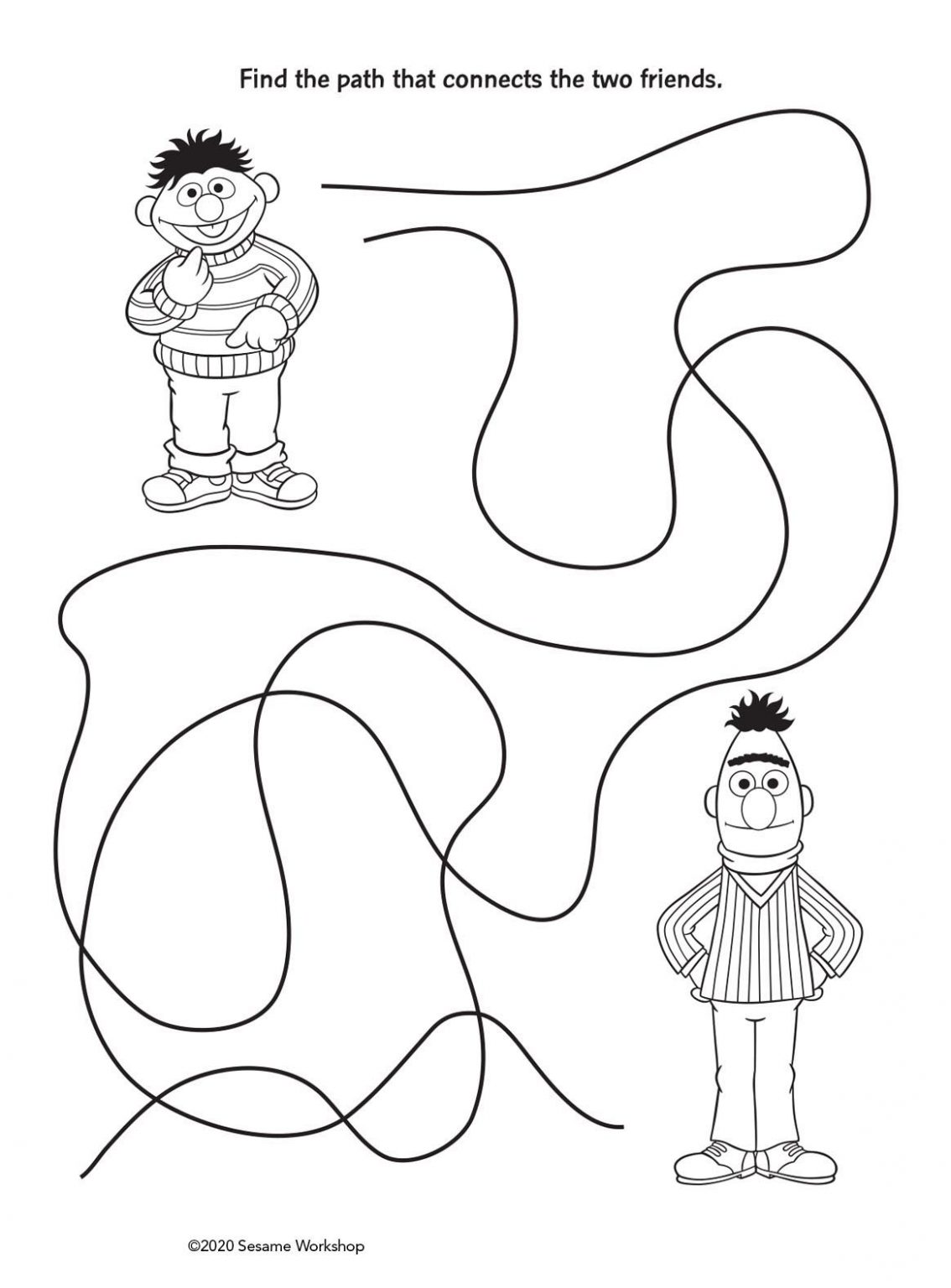 Activity Pages from Sesame Street for Your Family to Enjoy at Home ...