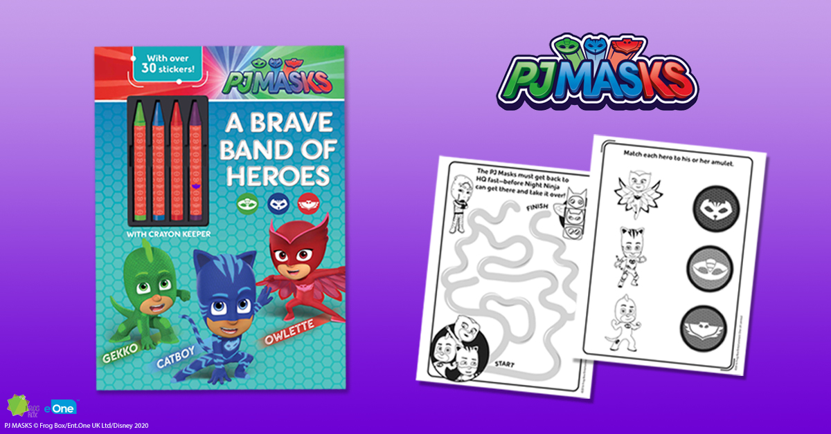 Pj Masks Maze Printable